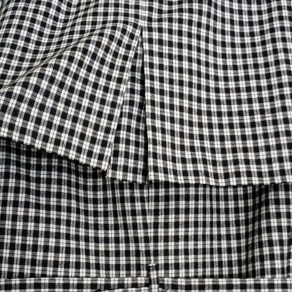 NWT S J.CREW COLLECTION Black Harriet Trench Coat in English Gingham - Picture 6 of 10